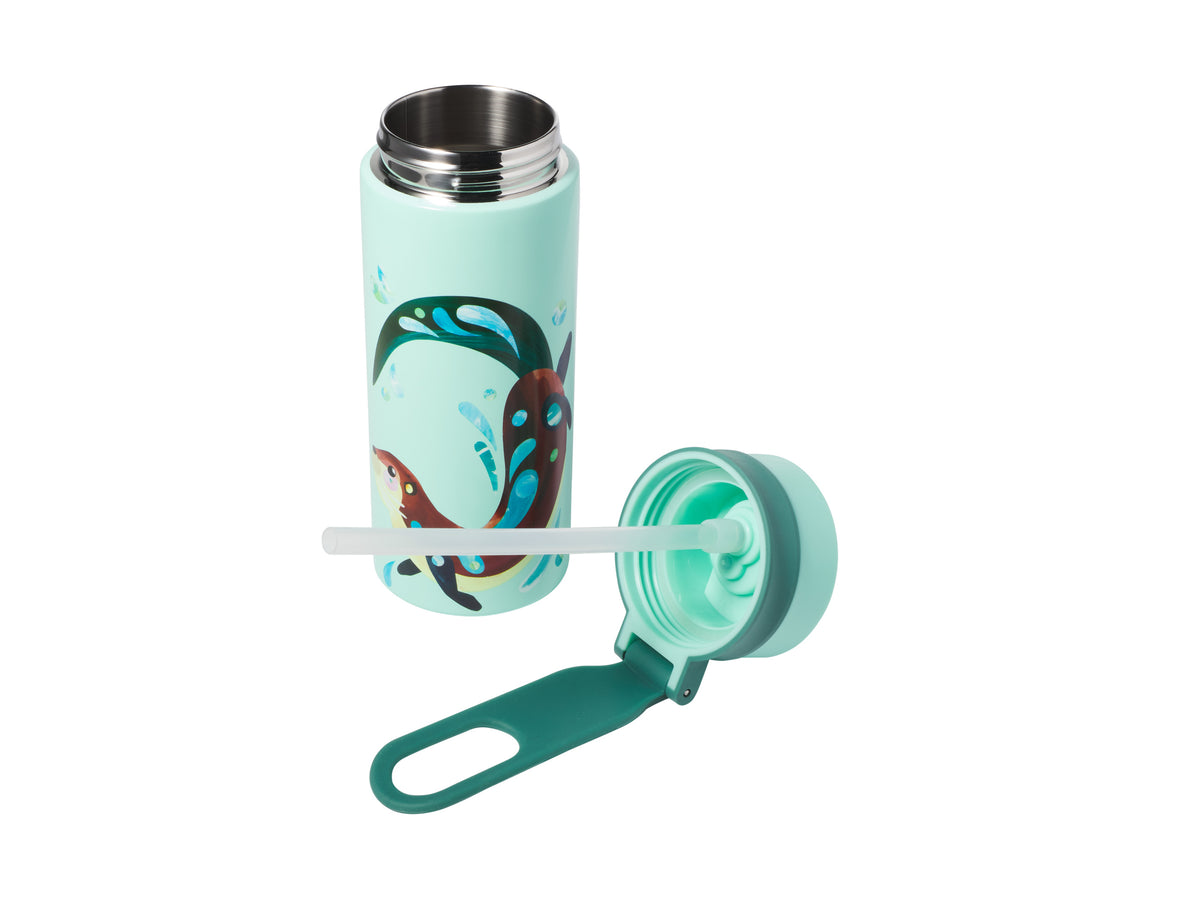 MW Pete Cromer Woodland Creatures Double Wall Insulated Bottle 500ML Otter