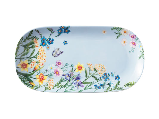 MW Fluttering Meadow Oblong Platter 33x17cm Gift Boxed