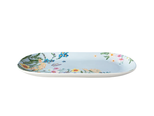 MW Fluttering Meadow Oblong Platter 33x17cm Gift Boxed