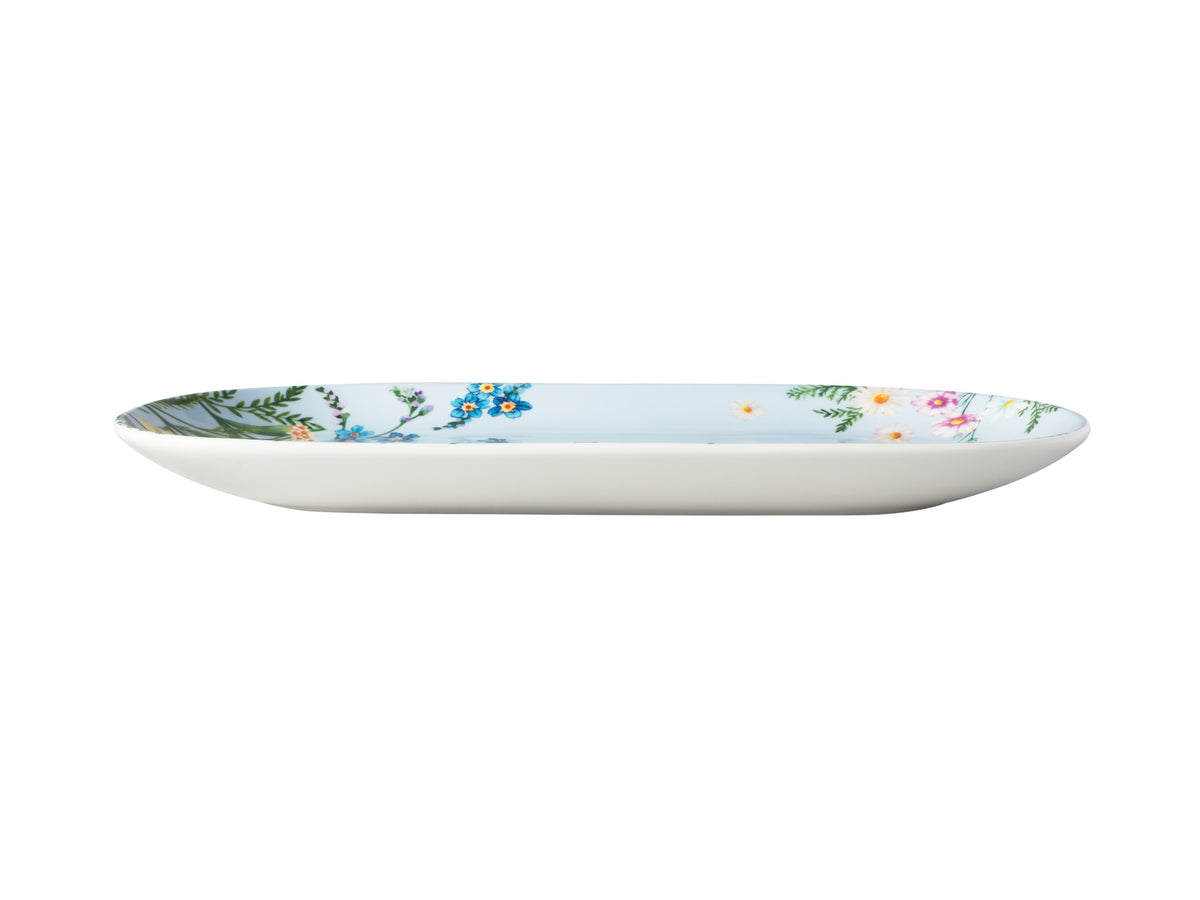 MW Fluttering Meadow Oblong Platter 33x17cm Gift Boxed