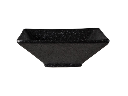 MW Caviar Square Sauce Bowl 8x3cm Black