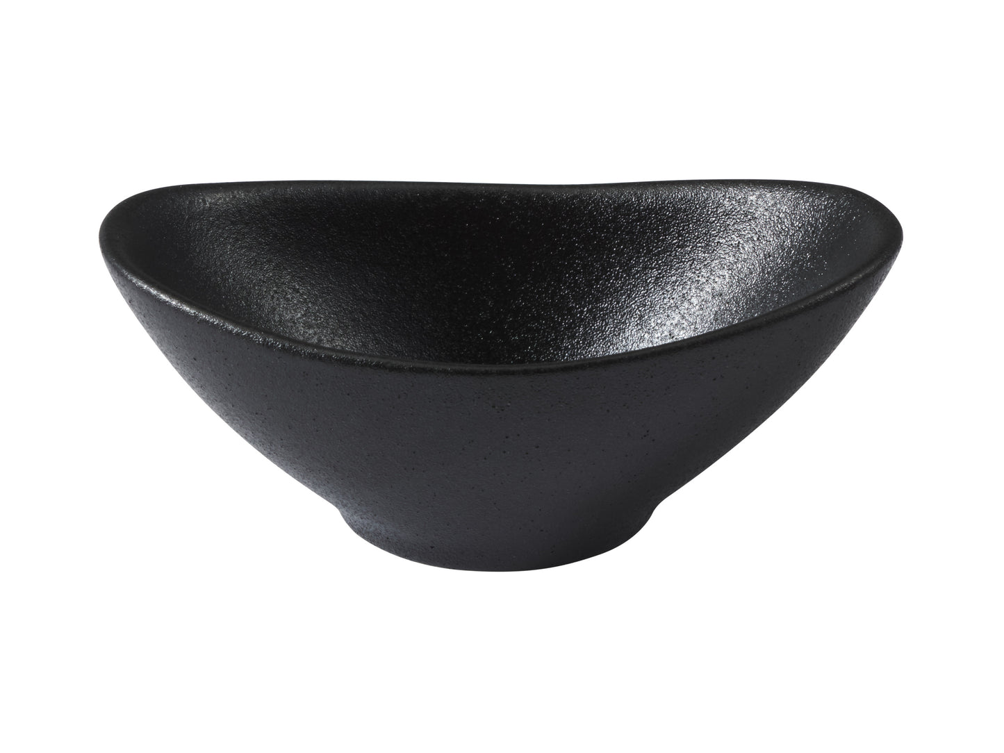 MW Caviar Oval Sauce Bowl 11x4cm Black