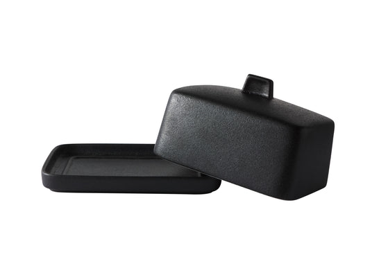 MW Caviar Butter Dish Black Gift Boxed