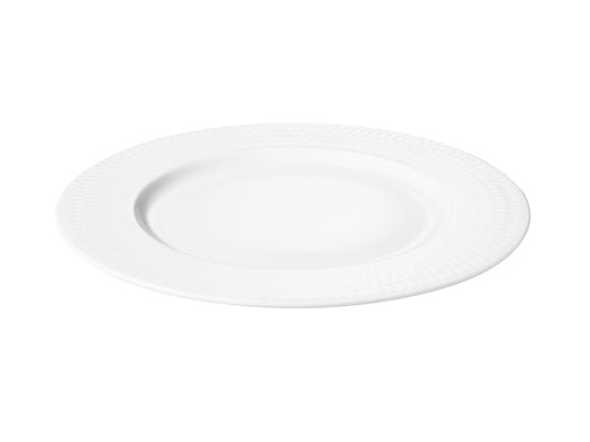 MW White Basics Diamonds Rim Side Plate 19cm