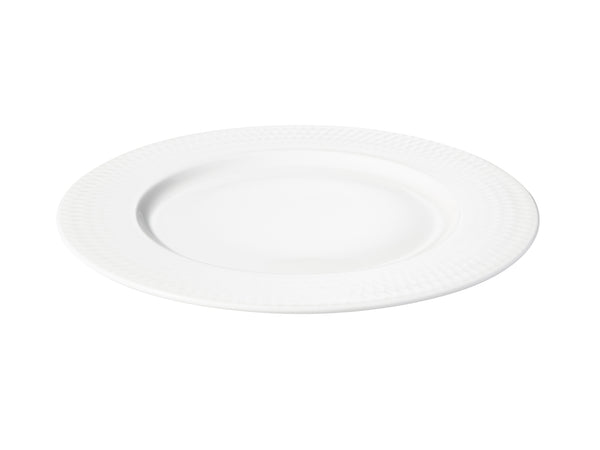 MW White Basics Diamonds Rim Side Plate 19cm