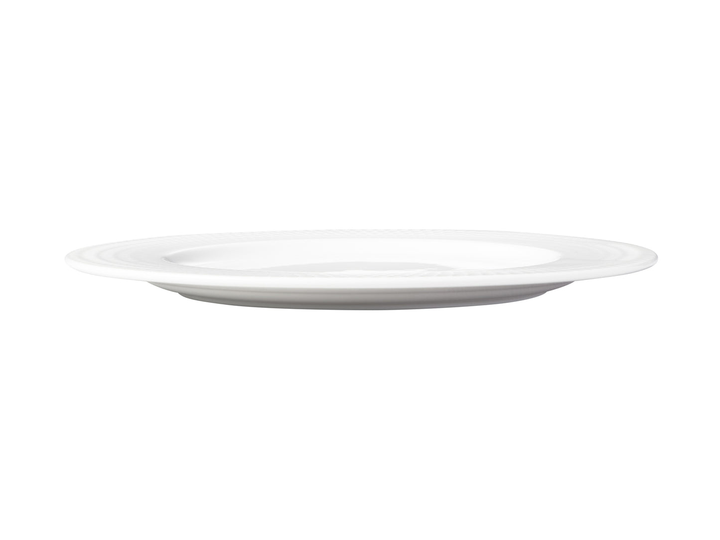 MW White Basics Diamonds Rim Side Plate 19cm