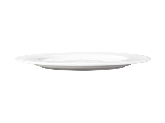 MW White Basics Diamonds Rim Side Plate 19cm