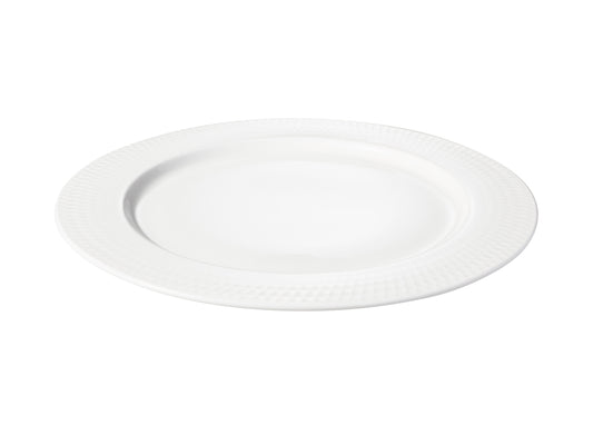MW White Basics Diamonds Rim Entree Plate 23cm