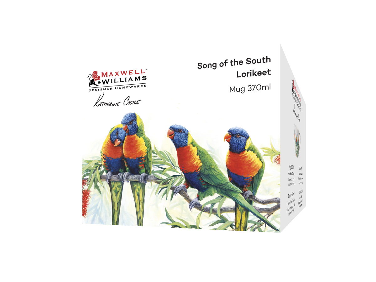 MW Katherine Castle Song of the South Mug 370ML Lorikeet Gift Boxed