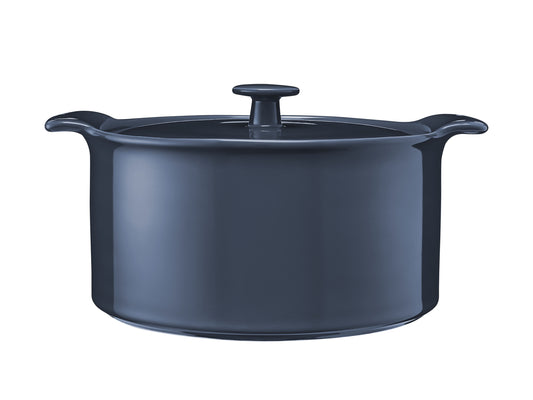 Maxwell & Williams Indulgence Round Casserole 3L Slate Blue Gift Boxed