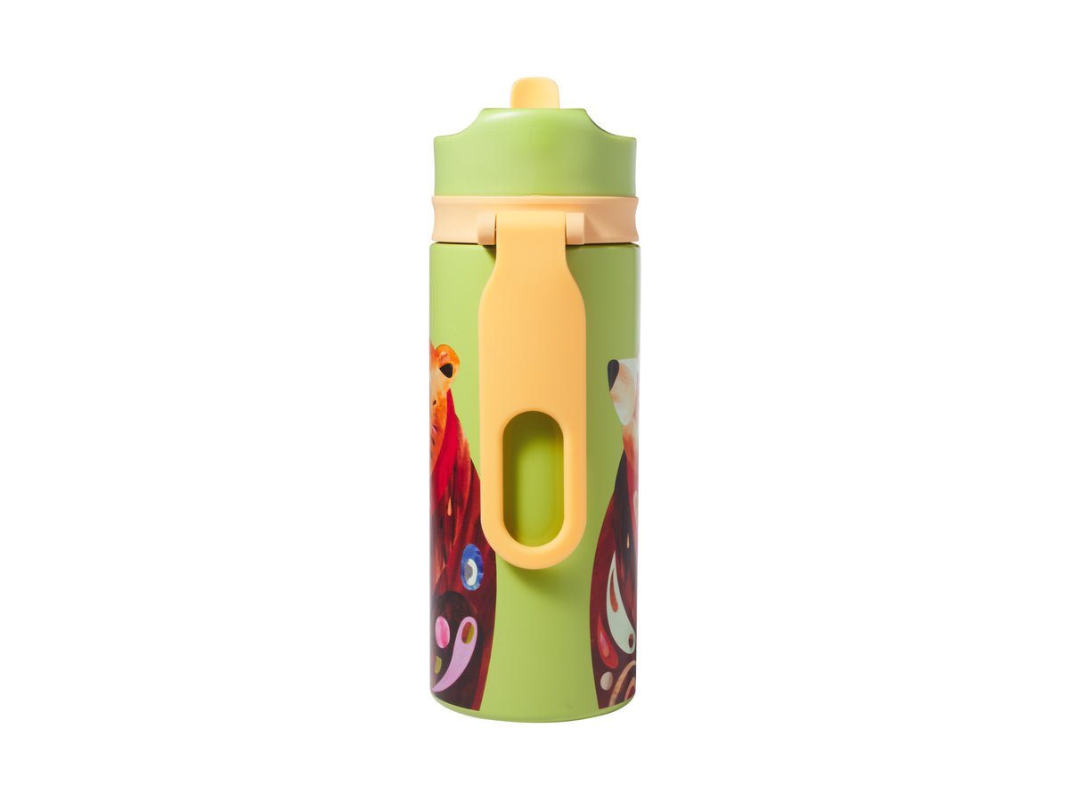 MW Pete Cromer Woodland Creatures Double Wall Insulated Bottle 500ML Brown Bear