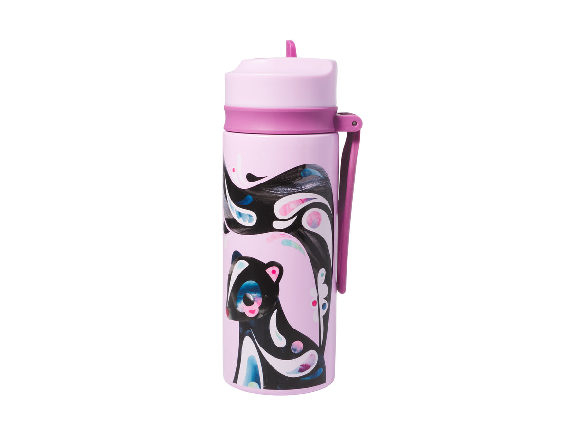 MW Pete Cromer Woodland Creatures Double Wall Insulated Bottle 500ML Skunk