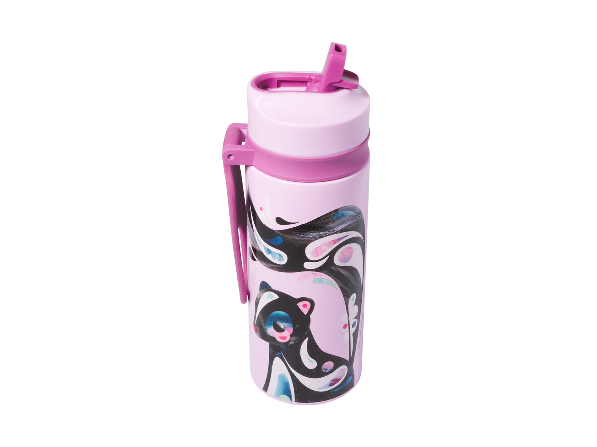 MW Pete Cromer Woodland Creatures Double Wall Insulated Bottle 500ML Skunk