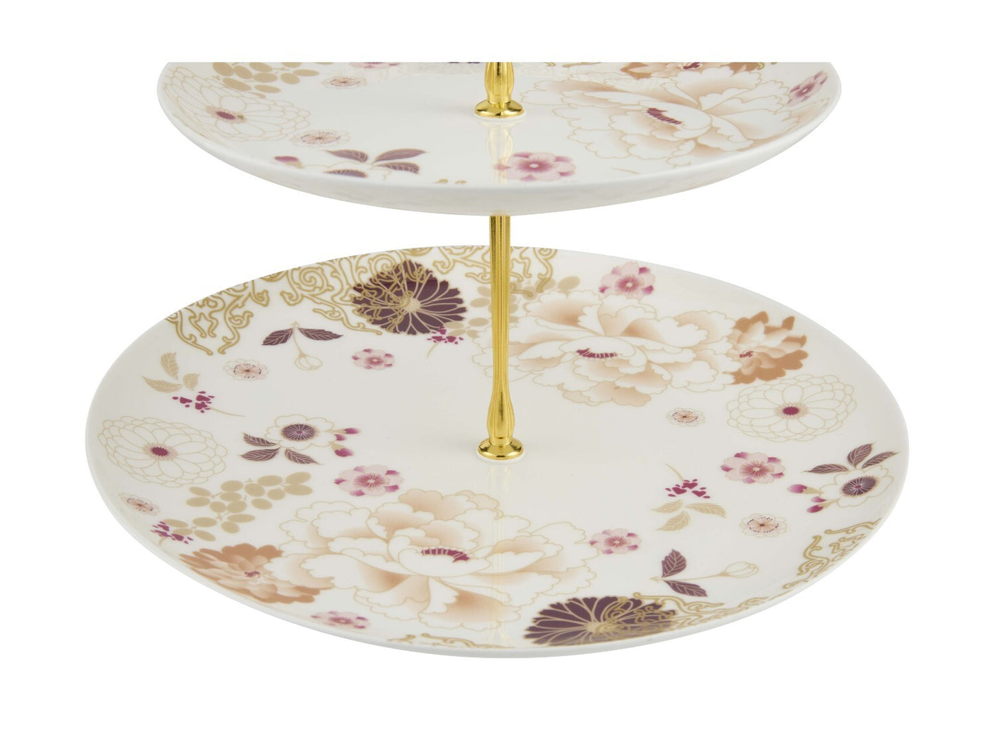 MW Kimono 3 Tiered Cake Stand 16/20/27.5x37cm White Gift Boxed