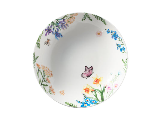 MW Fluttering Meadow Coupe Shallow Bowl 20x5cm