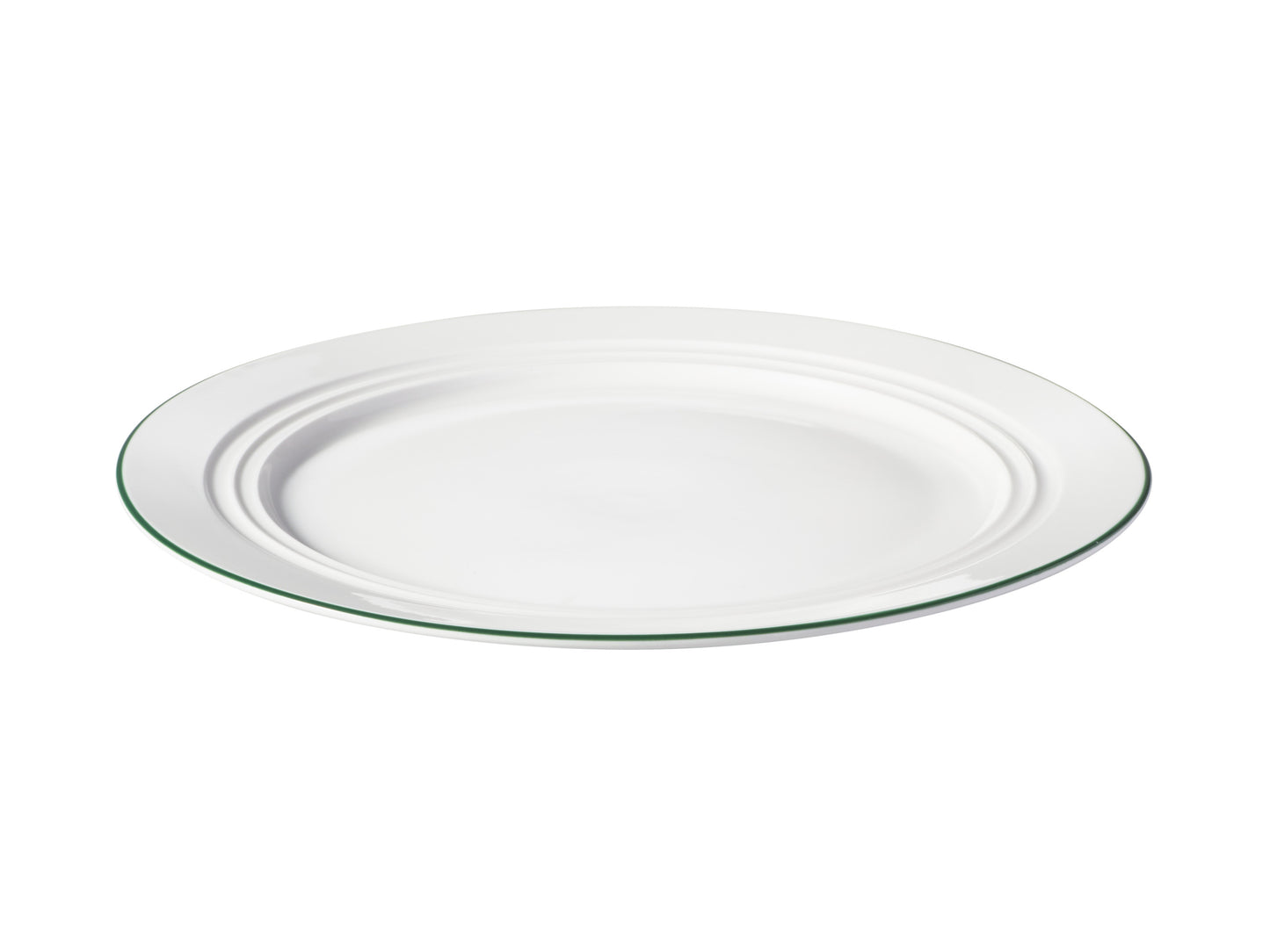 MW White Basics Edge Rim Entree Plate 23cm