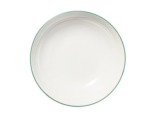 MW White Basics Edge Coupe Bowl Shallow 18.5x4.5cm