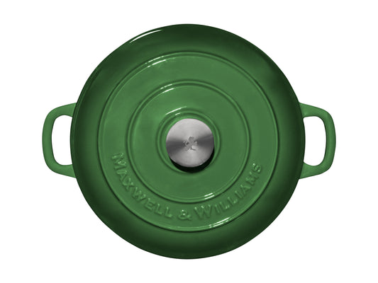 Maxwell & Williams Cast Iron Braiser English Racing Green 27cm Gift Boxed