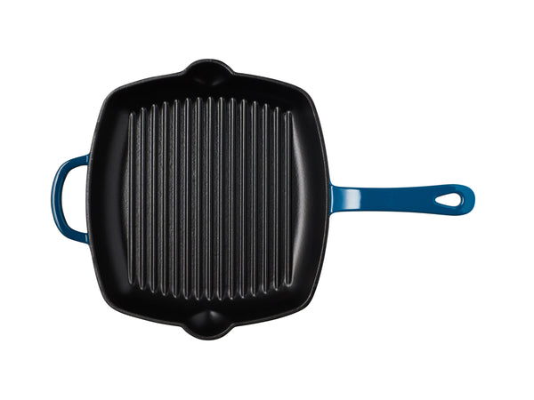 MW Cast Iron Grill pan Midnight Blue 26cm Gift Boxed
