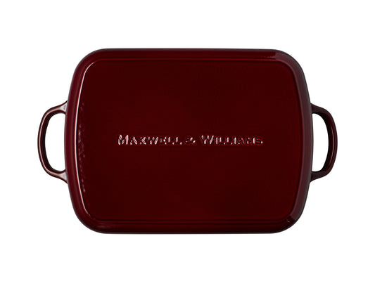 MW Cast Iron Roaster Merlot 34x26cm / 5L Gift Boxed