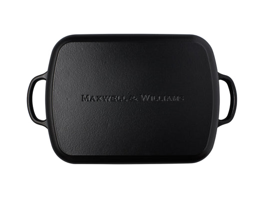 MW Cast Iron Roaster Black 34x26cm / 5L Gift Boxed