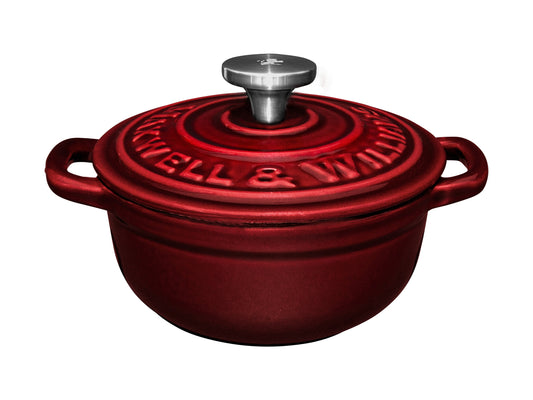 Maxwell & Williams Cast Iron Cocotte Merlot 9.5cm Gift Boxed