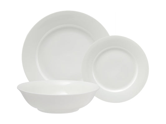 Maxwell & Williams White Basics Euro Rim Dinner Set 18pc Gift Boxed