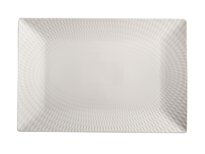 Maxwell & Williams White Basics Diamonds Rectangular Platter 36x25cm