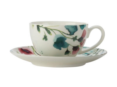 Maxwell & Williams Primavera Coupe Demi Cup & Saucer  100ml