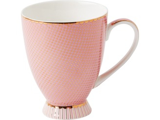 Maxwell & Williams Teas & C's Regency Footed Mug 300ML Pink Gift Boxed