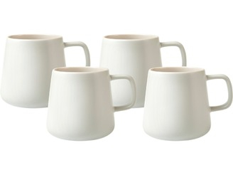 Maxwell & Williams Blend Sala Mug 375ML Set of 4 White Gift Boxed