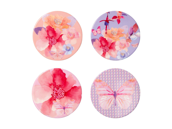 Maxwell & Williams Camilla Ceramic Coaster 10cm Set of 4 Gift Boxed