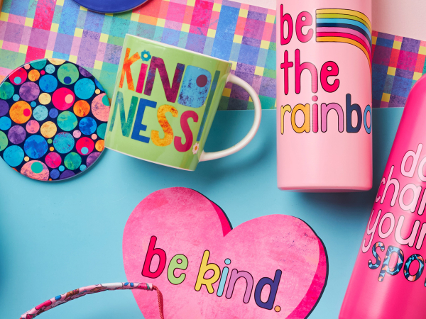 Maxwell & Williams Kasey Rainbow Be Kind Mug Heaps Good  380ml