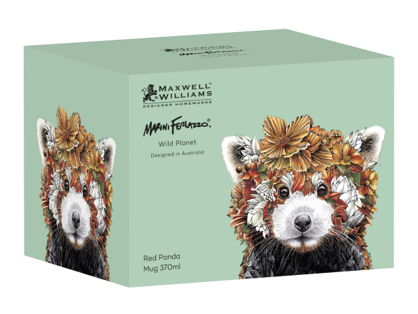 Maxwell & Williams Marini Ferlazzo Wild Planet Mug Red Panda  370ml