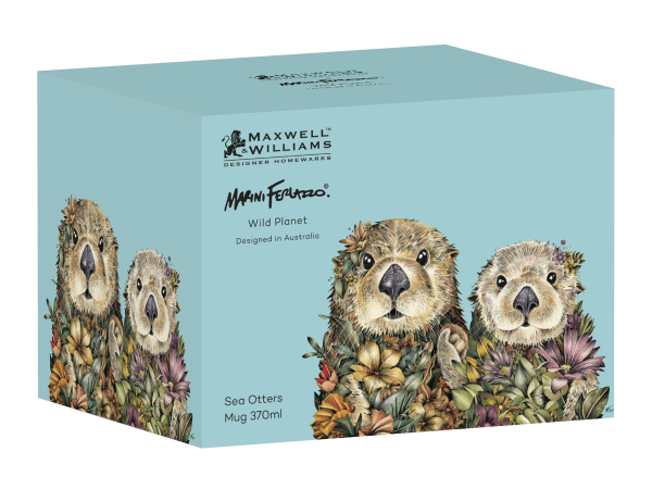 Maxwell & Williams Marini Ferlazzo Wild Planet Mug Sea Otters  370ml