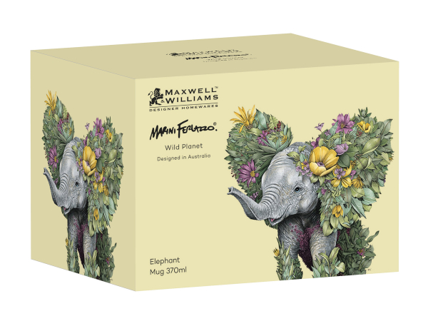 Maxwell & Williams Marini Ferlazzo Wild Planet Mug Elephant  370ml