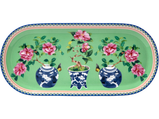 Maxwell & Williams Gabby Malpas Jardin Platter 25x11.5cm Camelia Gift Boxed