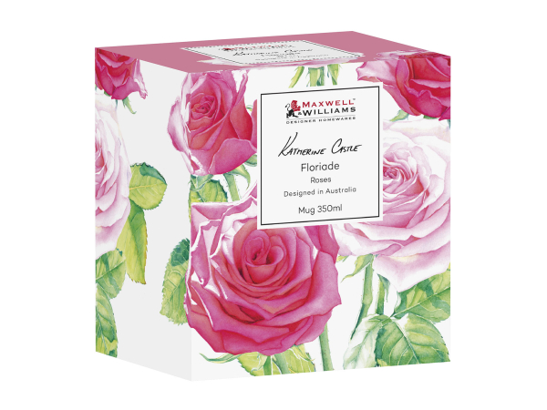 Maxwell & Williams Katherine Castle Floriade Mug Cabbage Roses  350ml