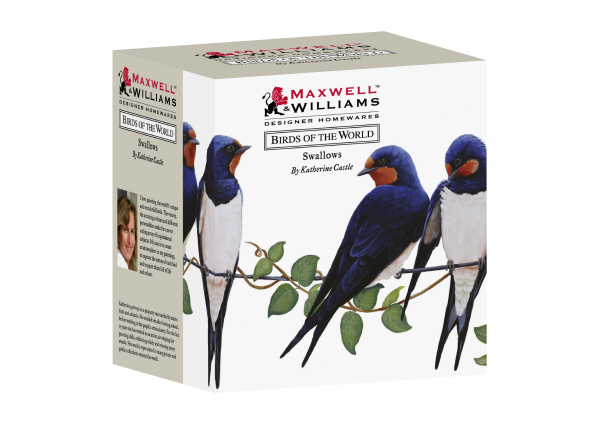 Maxwell & Williams Birds Of The World Kathrine Castle Mug Swallows  300ml