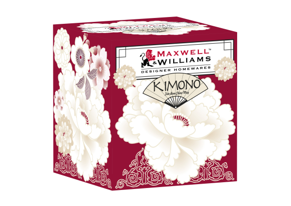 Maxwell & Williams Kimono Mug Red 400ml